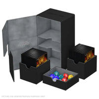 Ultimate Guard Twin Flip 'n Tray 266+ Xenoskin Deck Box - BLACK