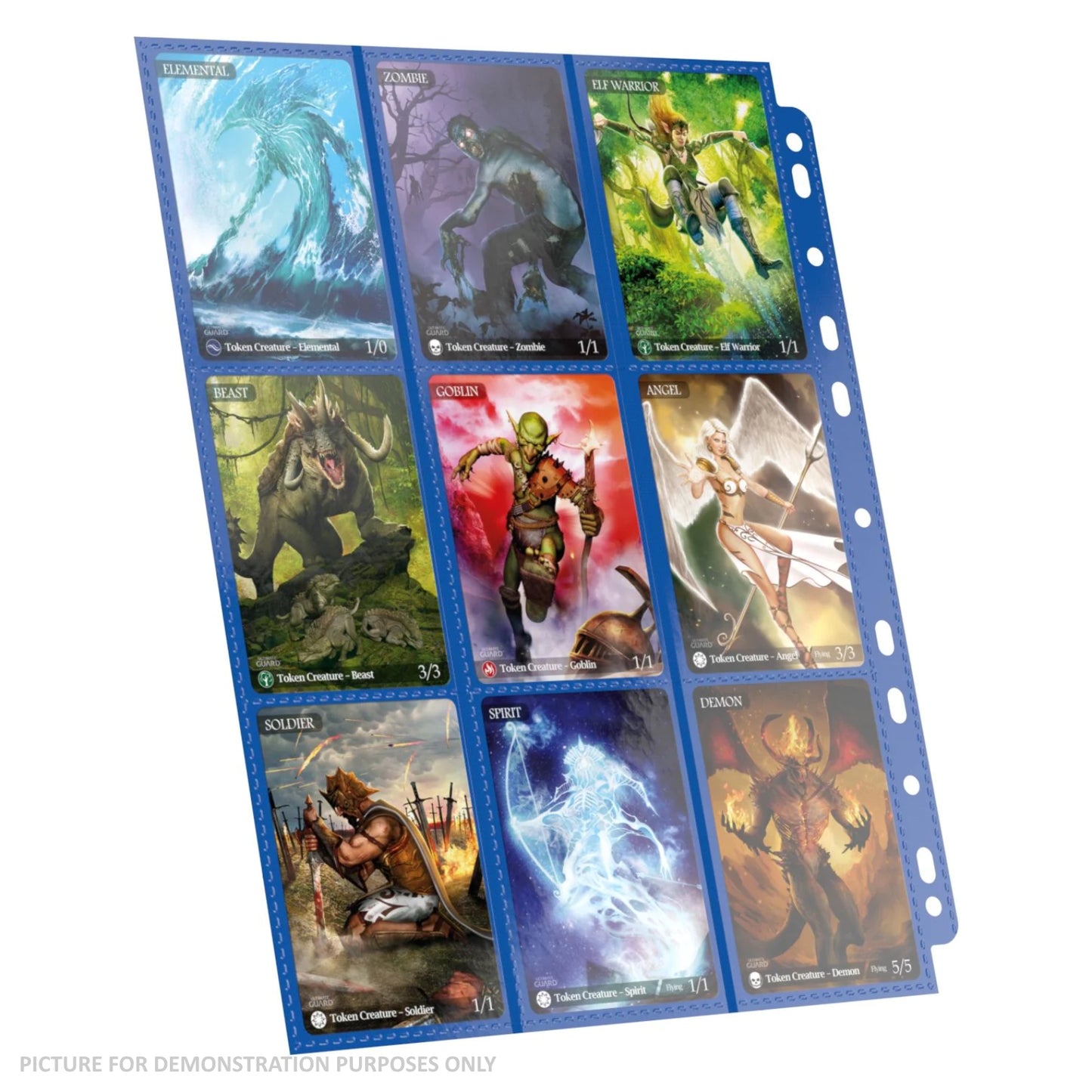 Ultimate Guard Side Load Trading Card Pages PACK OF 10 - BLUE