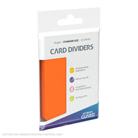 Ultimate Guard Trading Card Storage Dividers Pack of 10 - ORANGE