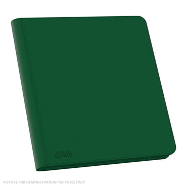 Ultimate Guard - 12 pocket Quadrow Zipfolio Xenoskin - GREEN