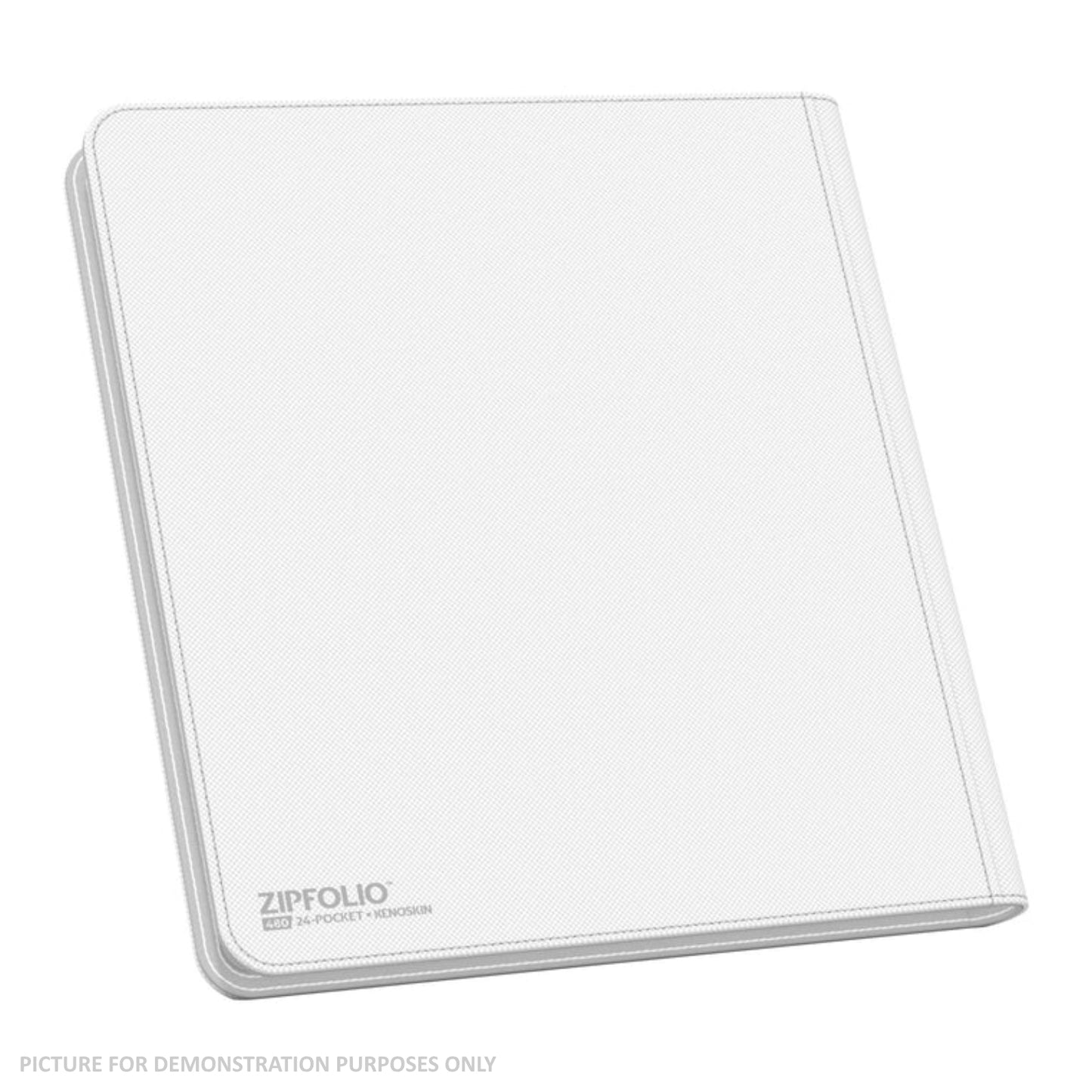 Ultimate Guard - 24 pocket Quadrow Zipfolio Xenoskin - WHITE