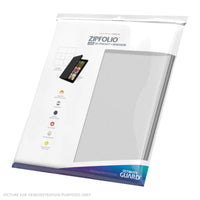 Ultimate Guard - 24 pocket Quadrow Zipfolio Xenoskin - WHITE