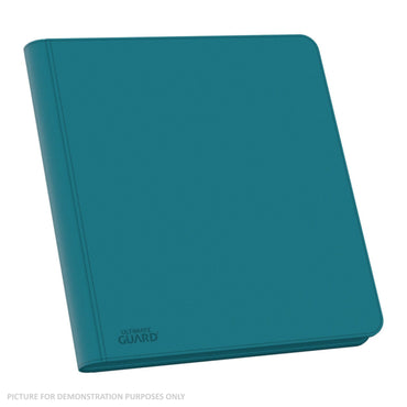 Ultimate Guard - 24 pocket Quadrow Zipfolio Xenoskin - PETROL BLUE