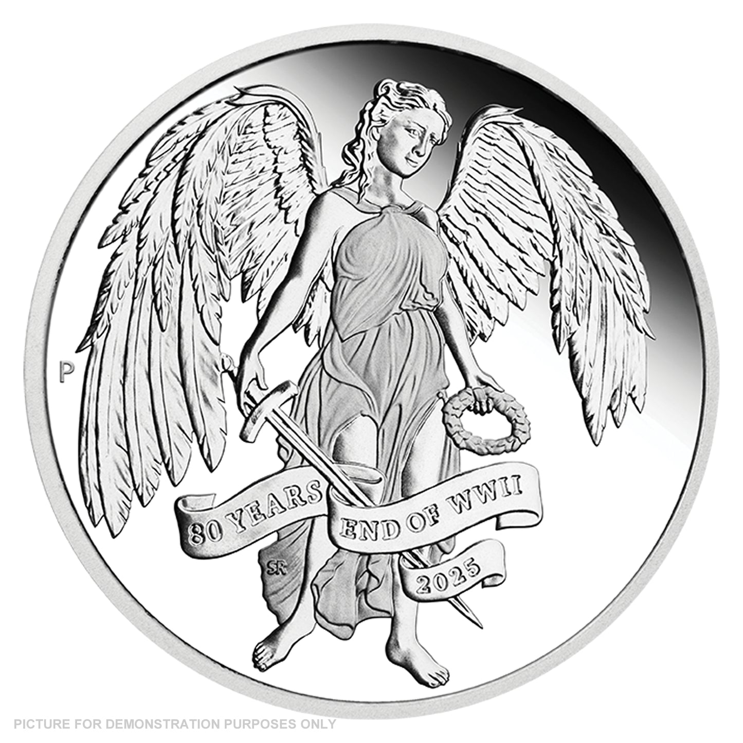 2025 Perth Mint 80th Anniversary End of WWII - Winged Victory - 1oz Silver Proof Coin