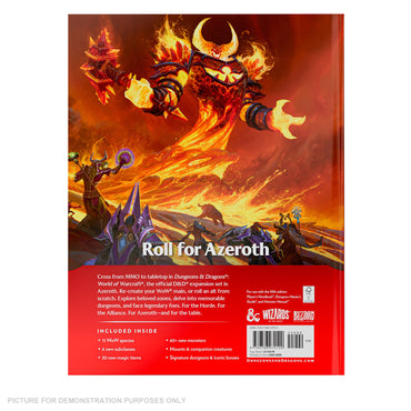 Dungeons & Dragons World of Warcraft - Hard Cover Book - PREORDER