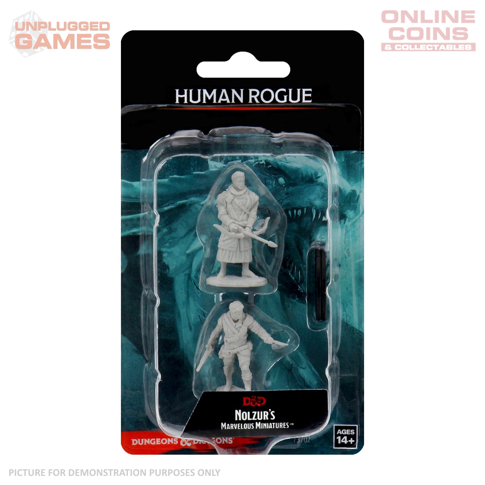 Dungeons & Dragons Nolzurs Marvelous Unpainted Miniatures - Human Rogue