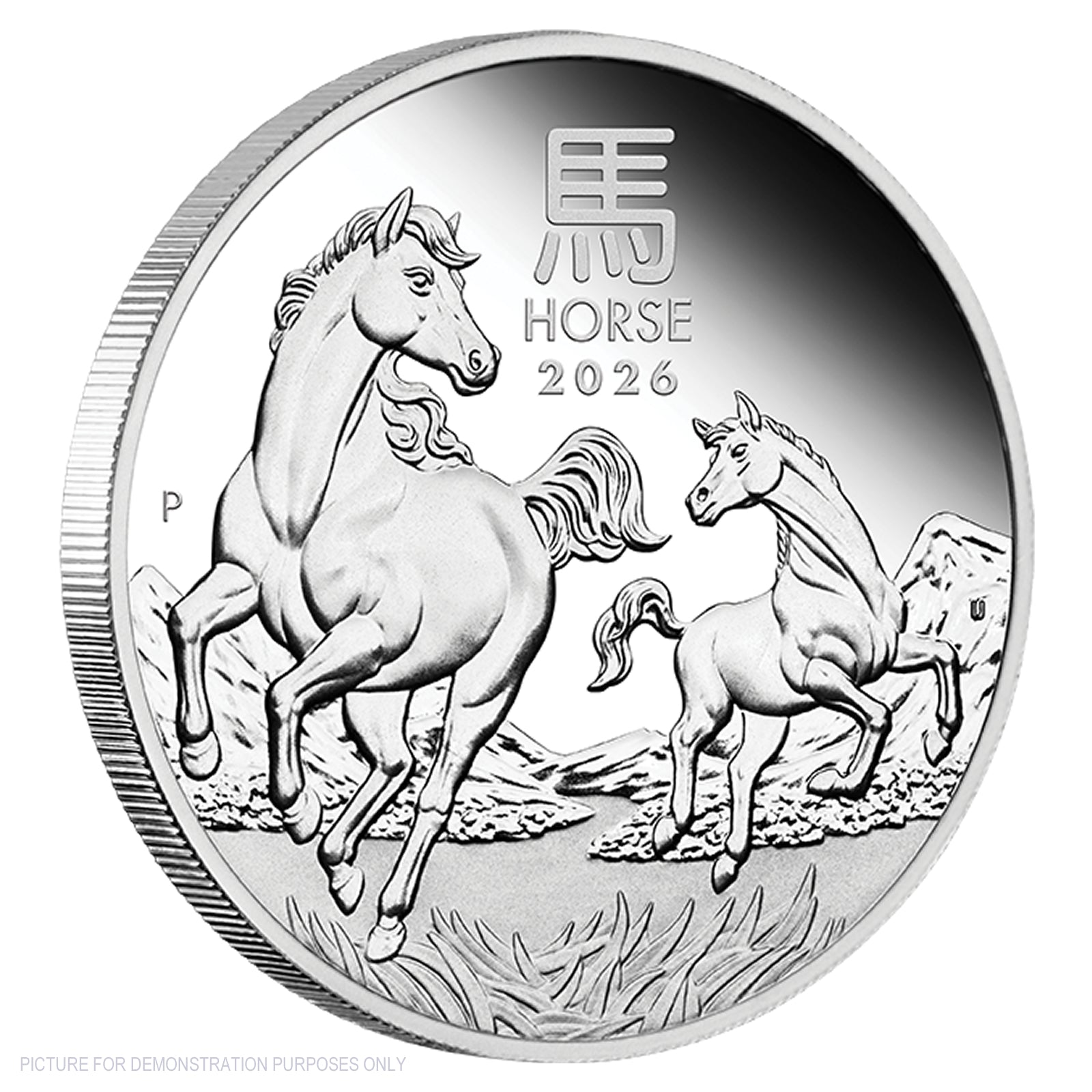2026 Perth Mint Year of the Horse Australian Lunar Series III - 1/2oz Silver Proof Coin