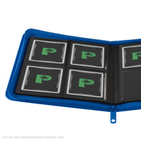 Palms Off Gaming Collector's Series Zip Binder - 4 Pocket - BLUE