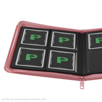 Palms Off Gaming Collector's Series Zip Binder - 4 Pocket - PINK