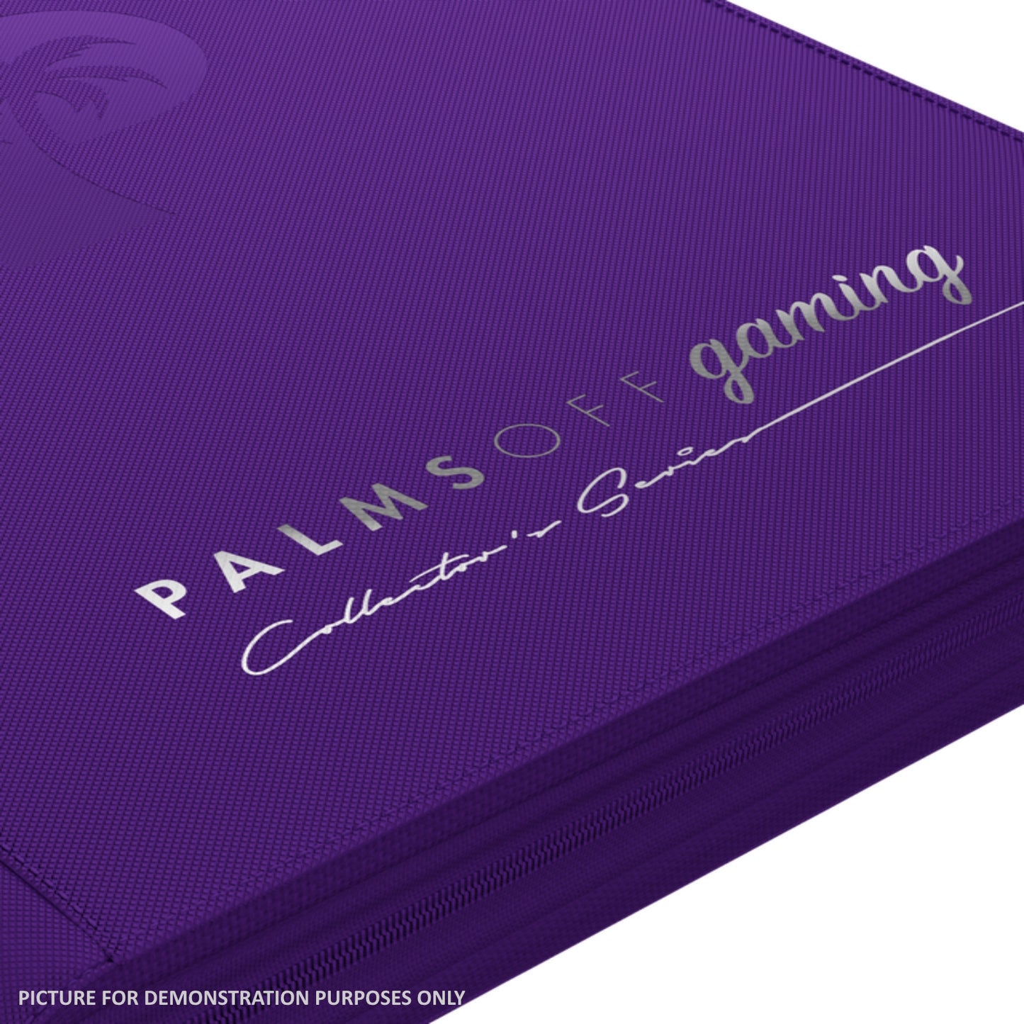 Palms Off Gaming Collector's Series Zip Binder - 4 Pocket - PURPLE