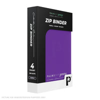 Palms Off Gaming Collector's Series Zip Binder - 4 Pocket - PURPLE