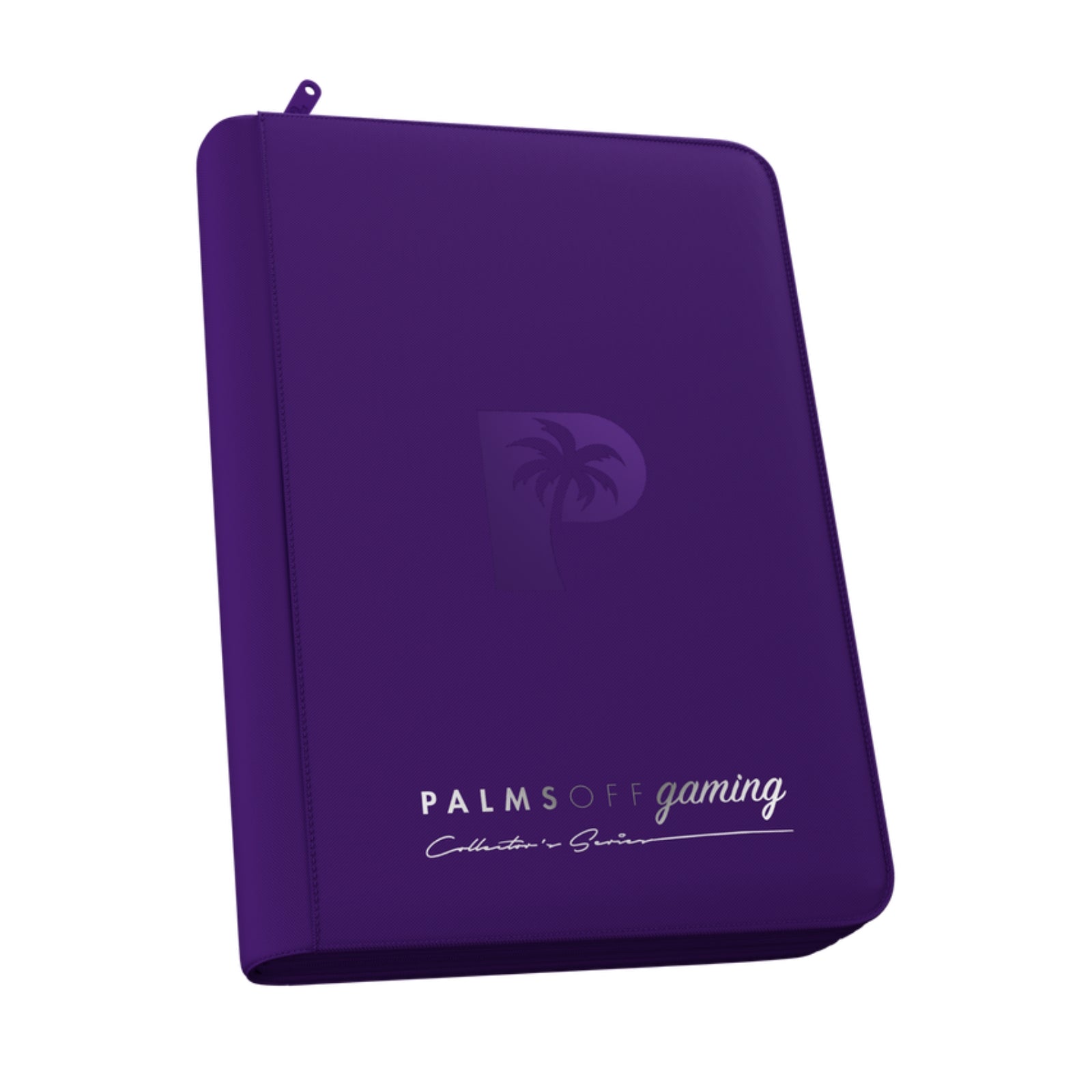 Palms Off Gaming Collector's Series Zip Binder - 4 Pocket - PURPLE