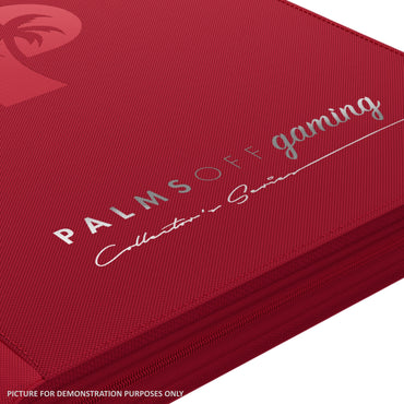 Palms Off Gaming Collector's Series Zip Binder - 4 Pocket - RED