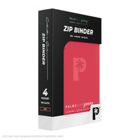 Palms Off Gaming Collector's Series Zip Binder - 4 Pocket - RED