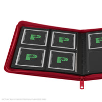 Palms Off Gaming Collector's Series Zip Binder - 4 Pocket - RED
