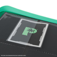Palms Off Gaming Collector's Series Zip Binder - 4 Pocket - TURQUOISE