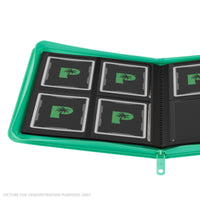 Palms Off Gaming Collector's Series Zip Binder - 4 Pocket - TURQUOISE