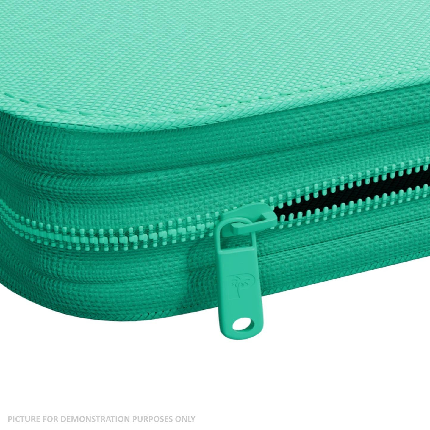 Palms Off Gaming Collector's Series Zip Binder - 4 Pocket - TURQUOISE