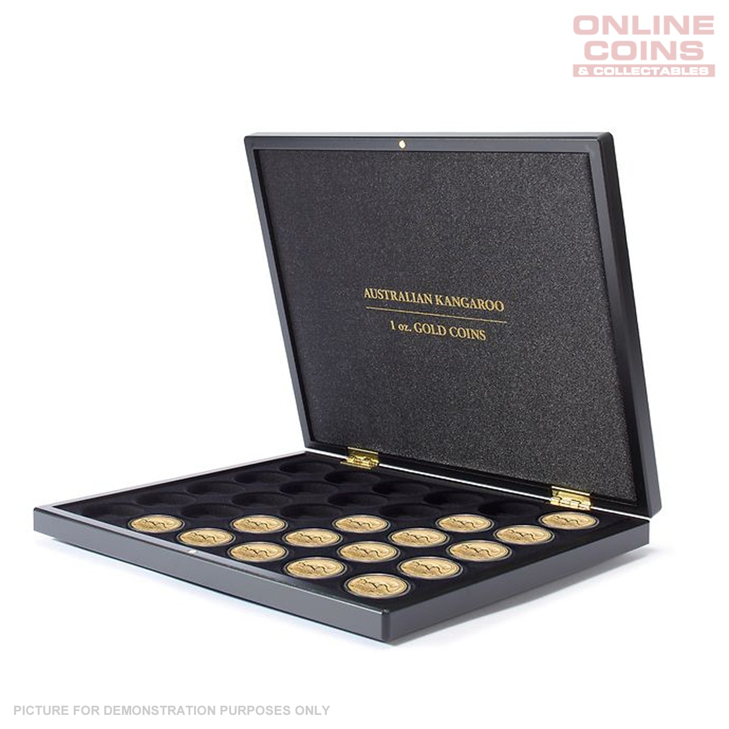 Volterra Uno – Coin box for 30 gold coins “Australian Kangaroo” in capsules