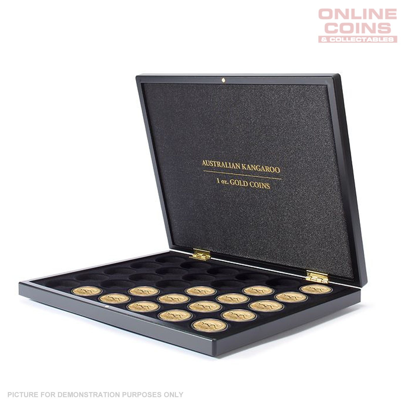 Volterra Uno – Coin box for 30 gold coins “Australian Kangaroo” in capsules