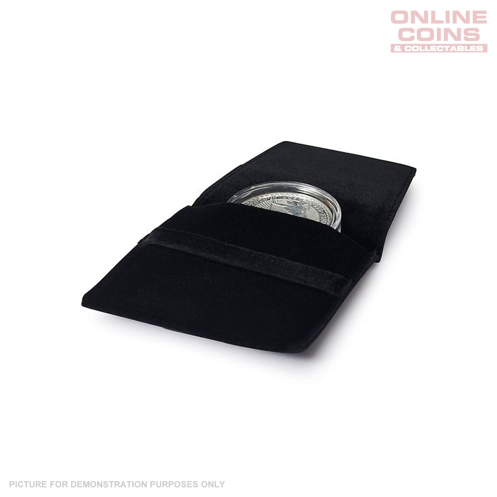 Lighthouse MT Premium Coin Pocket For One Coin - 50 mm - Black