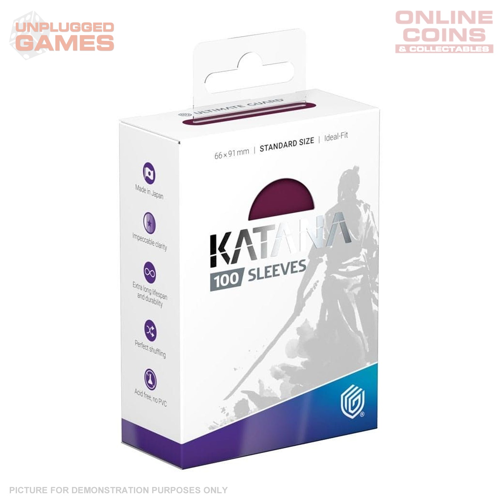 Ultimate Guard KATANA Sleeves - Radiant Plum