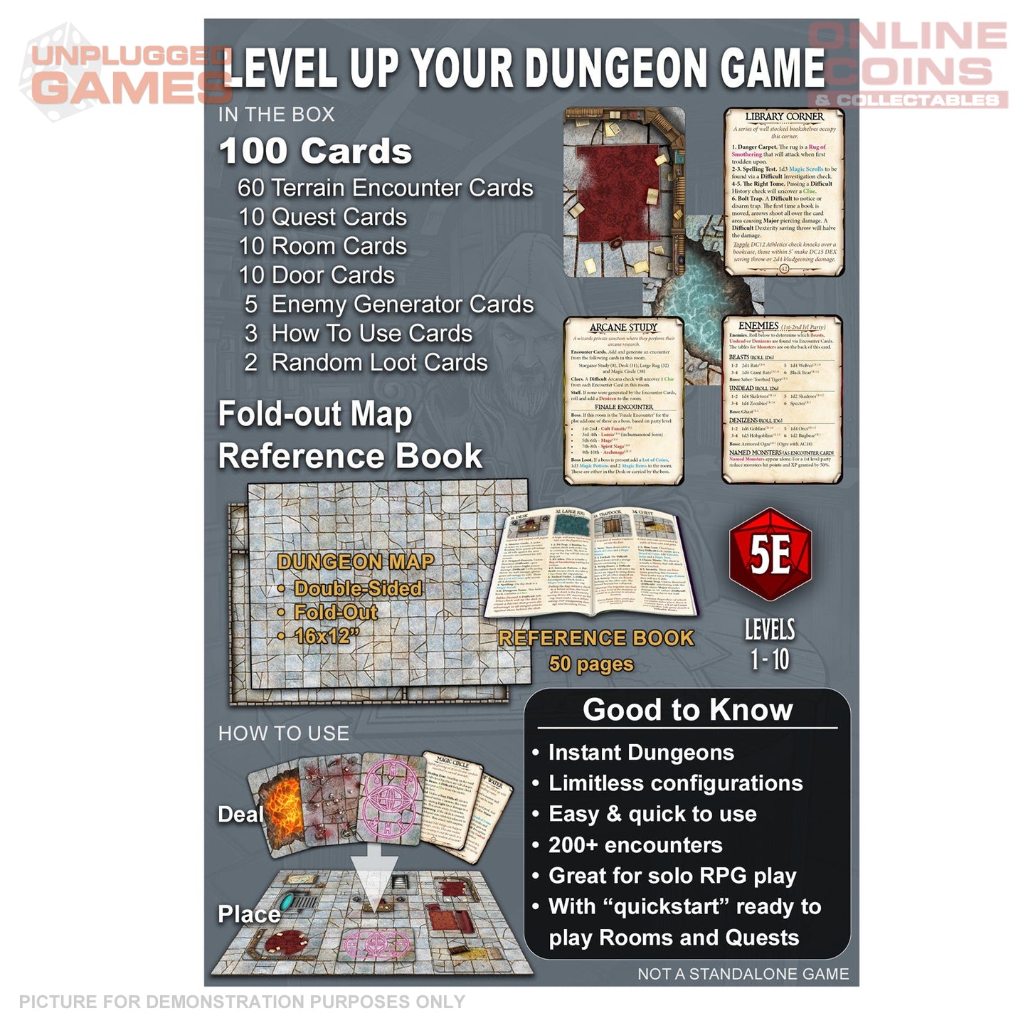 Dungeon Designers Deck Deal Your Own Dungeon