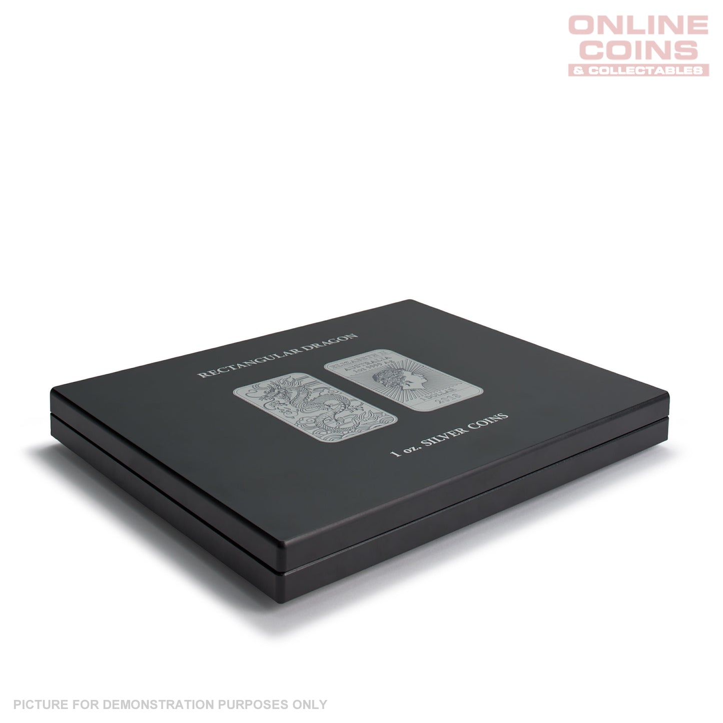 VOLTERRA coin case for 18 Silver Dragon rectangular coins in capsules