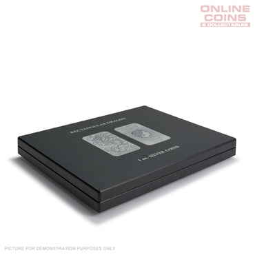 VOLTERRA coin case for 18 Silver Dragon rectangular coins in capsules