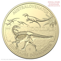 2022 $1 AlBr Mintmark and Privy Mark Uncirculated 4 Coin Set - Australian Dinosaurs