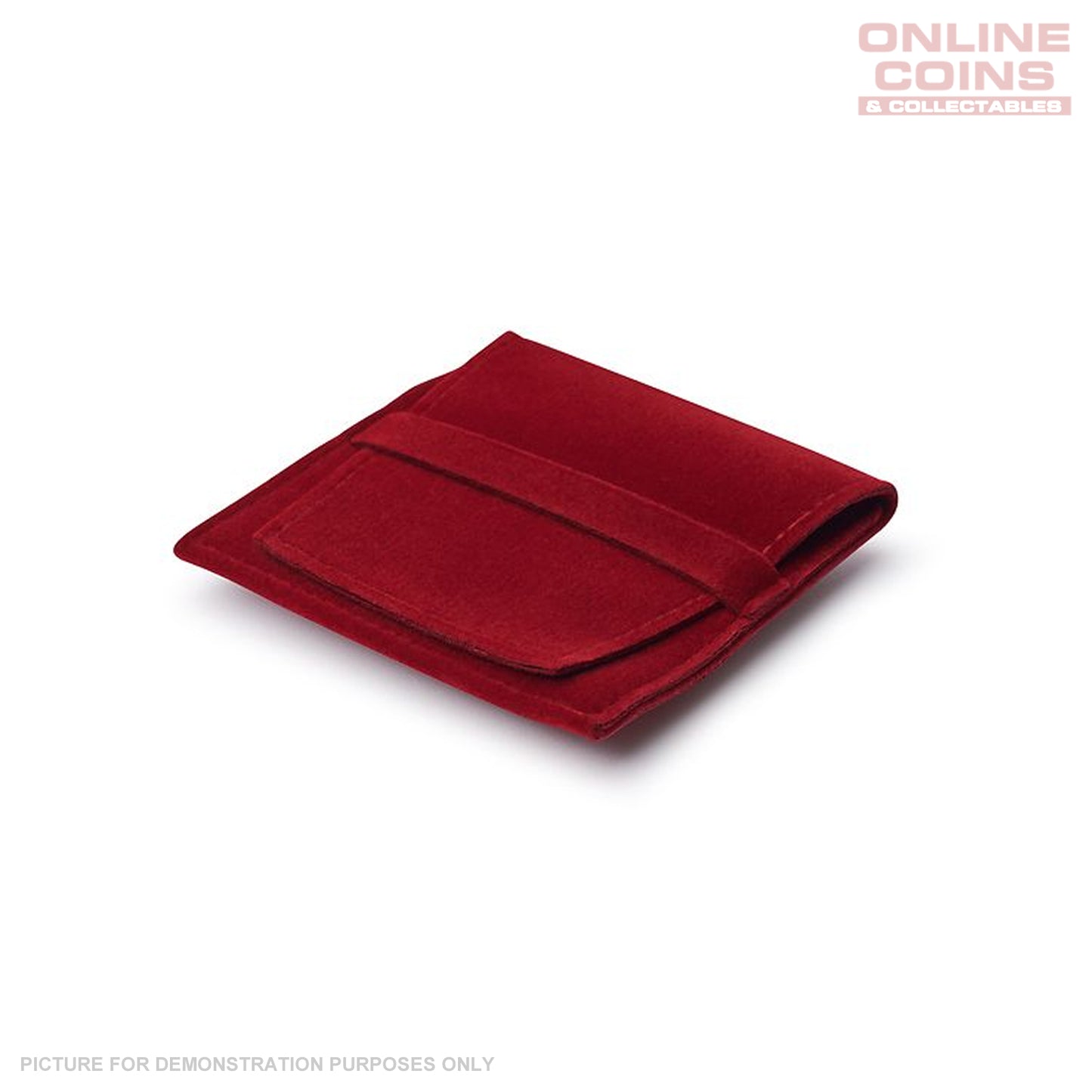 Lighthouse MT Premium Coin Pocket For One Coin - 50 mm - Red