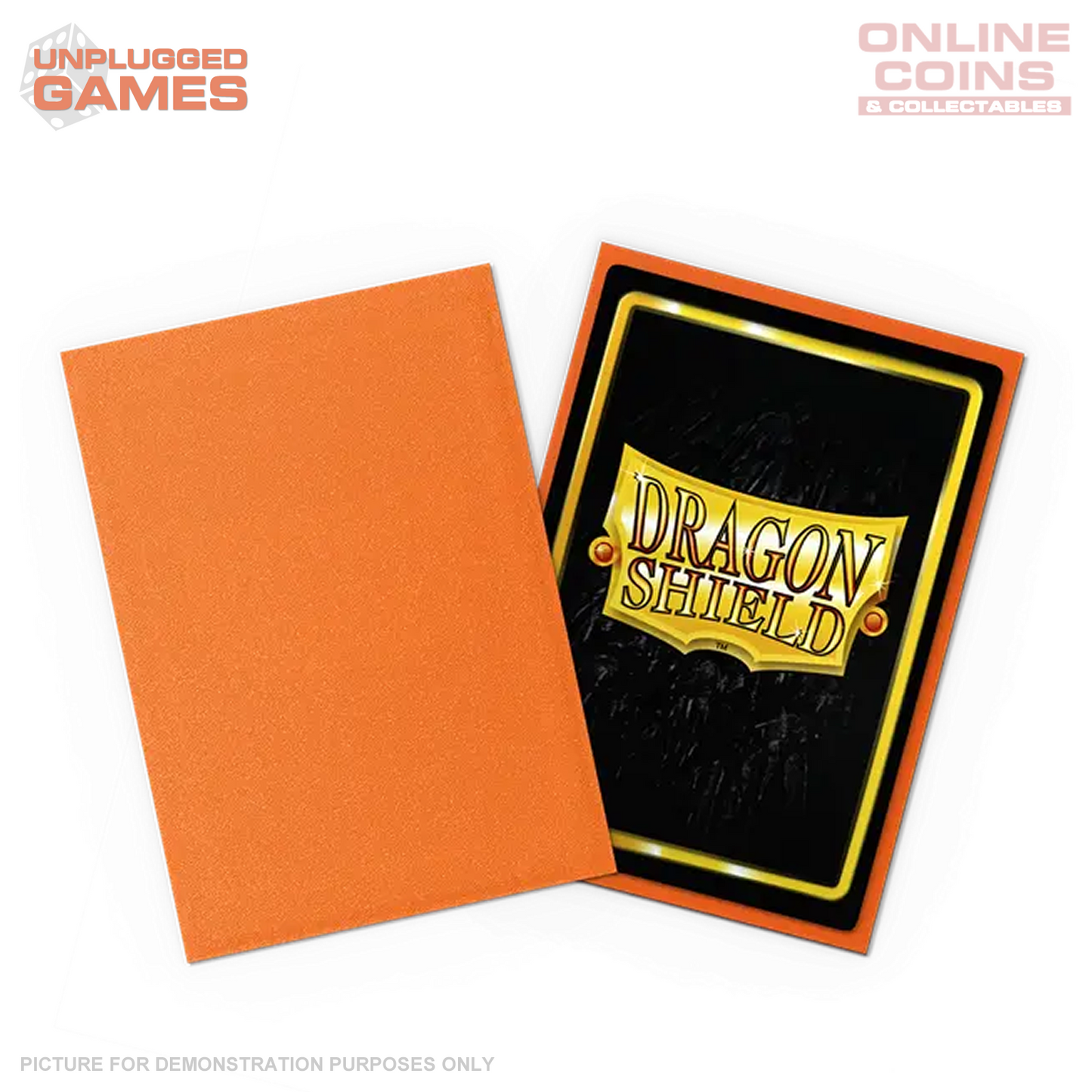 Dragon Shield 60 Japanese Size Card Sleeves - Matte Amber