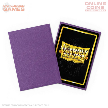 Dragon Shield 60 Japanese Size Card Sleeves - Matte Amethyst