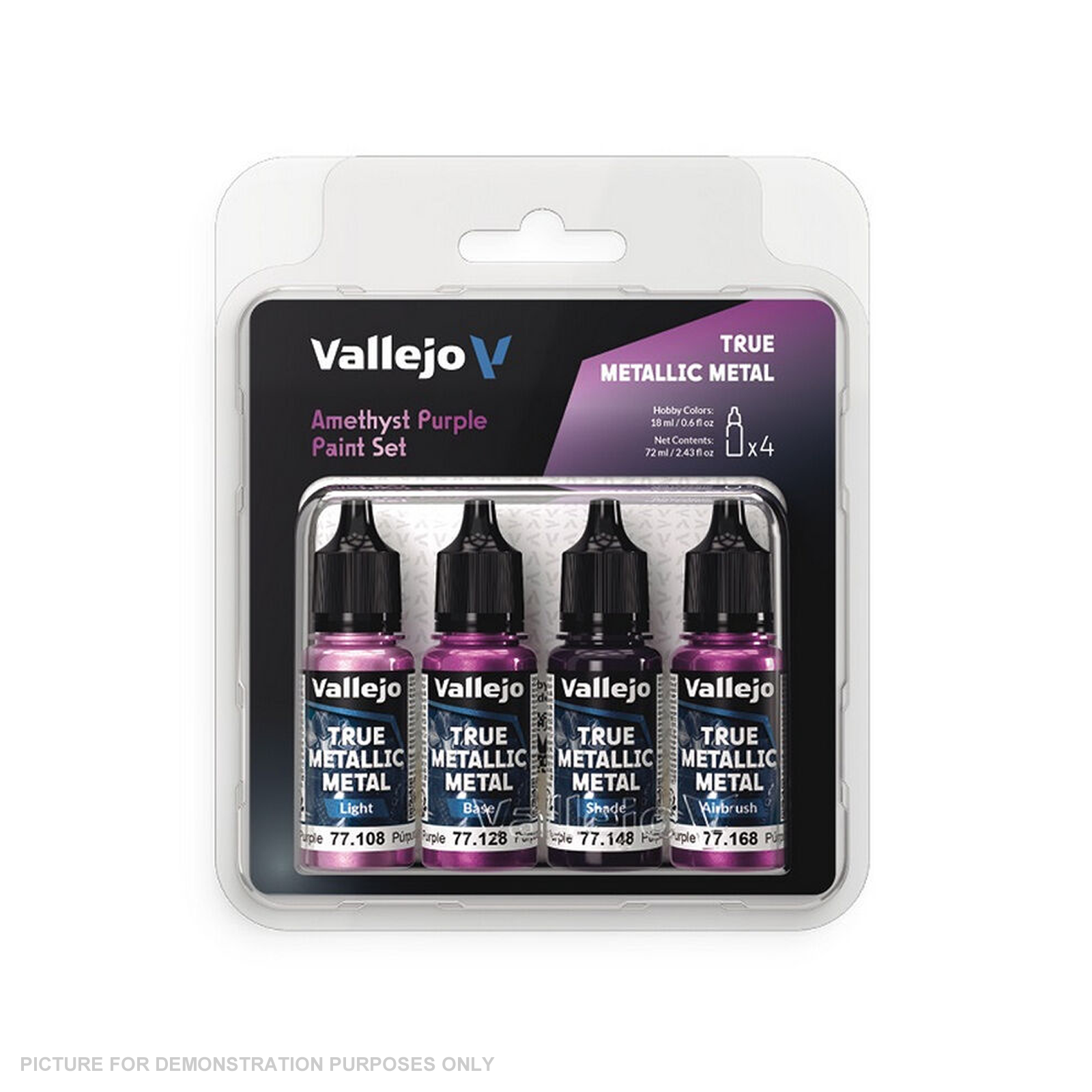 Vallejo - True Metallic Metal Set - Amethyst Purple