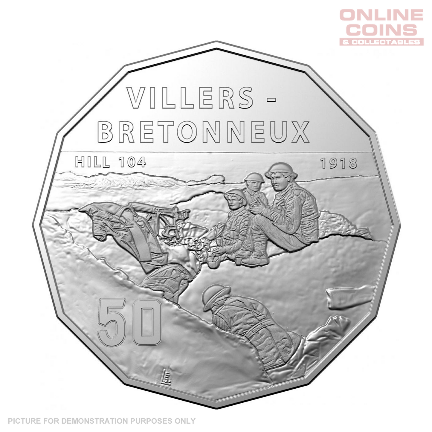 2018 50c Western Front: The Battle of Villers - Bretonneux