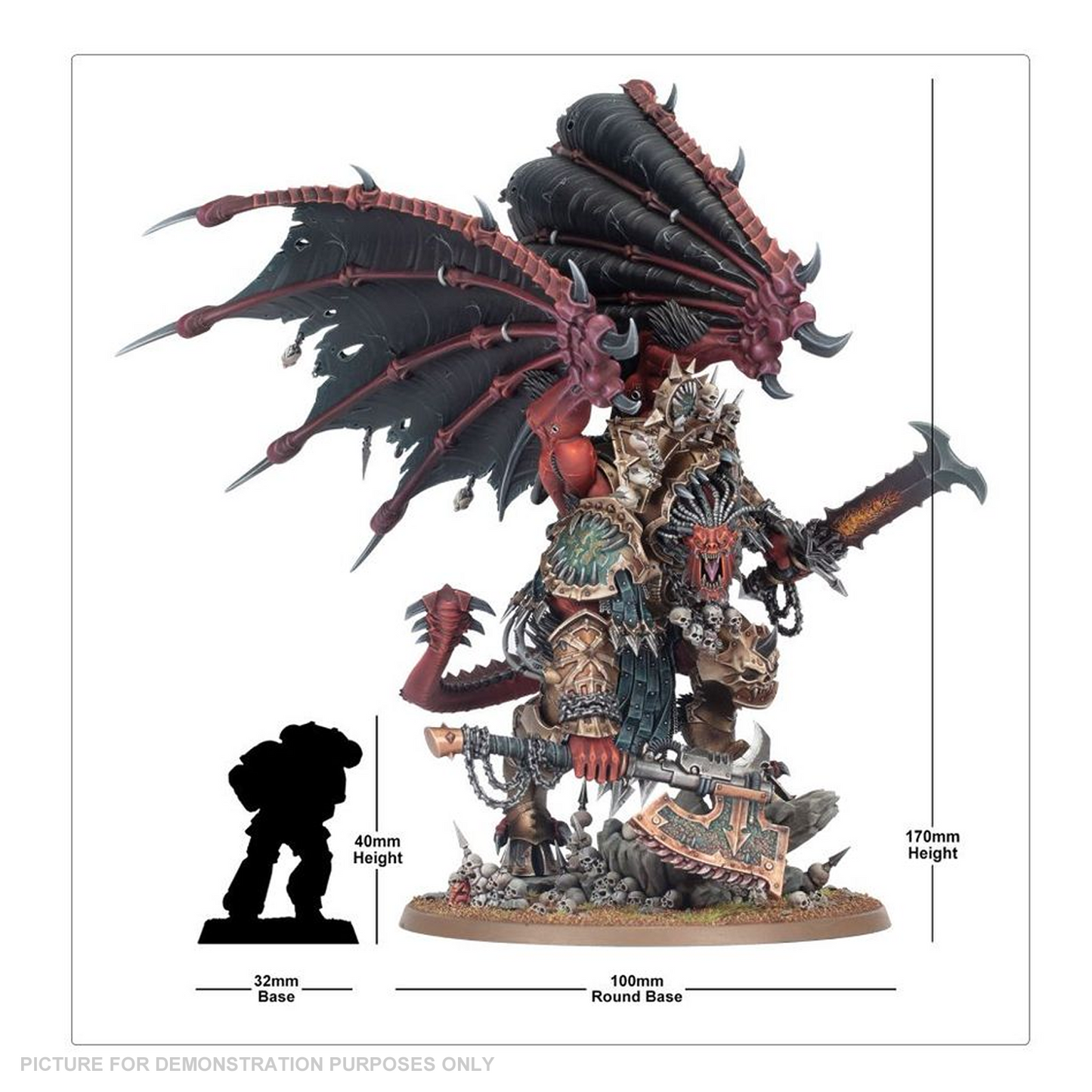 Warhammer 40,000 - Angron Daemon - Primarch of Khorne