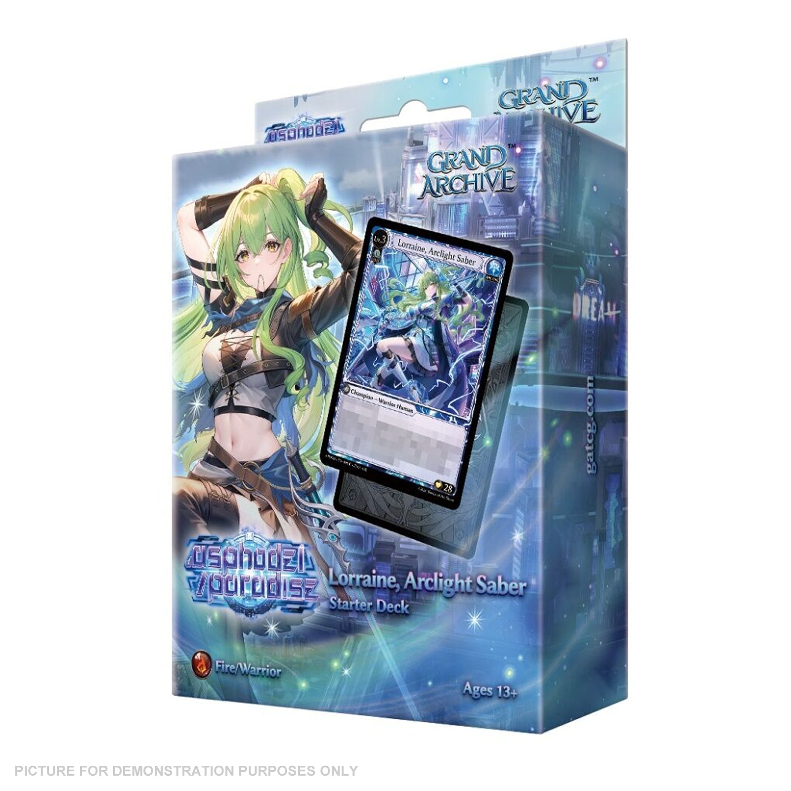 Grand Archive TCG: .asphodel/paradise – Starter Deck – Lorraine, Arclight Saber- PREORDER
