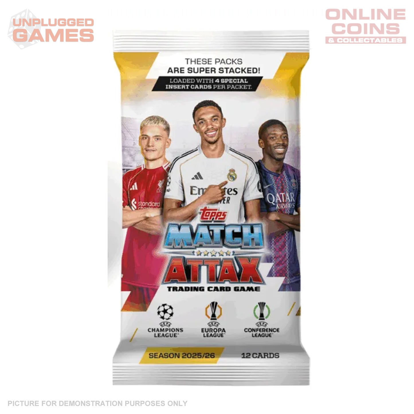 Topps UCC Match Attax 2025/2026 Edition Trading Card SINGLE Booster Pack