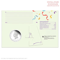 2026 Perth Mint Happy Birthday 1/2oz 99.99% Silver Proof Coloured Coin in Card