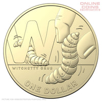 2021 Australian $1 Coin Hunt 2 W Witchetty Grub- Uncirculated Loose Coin From Security Bag