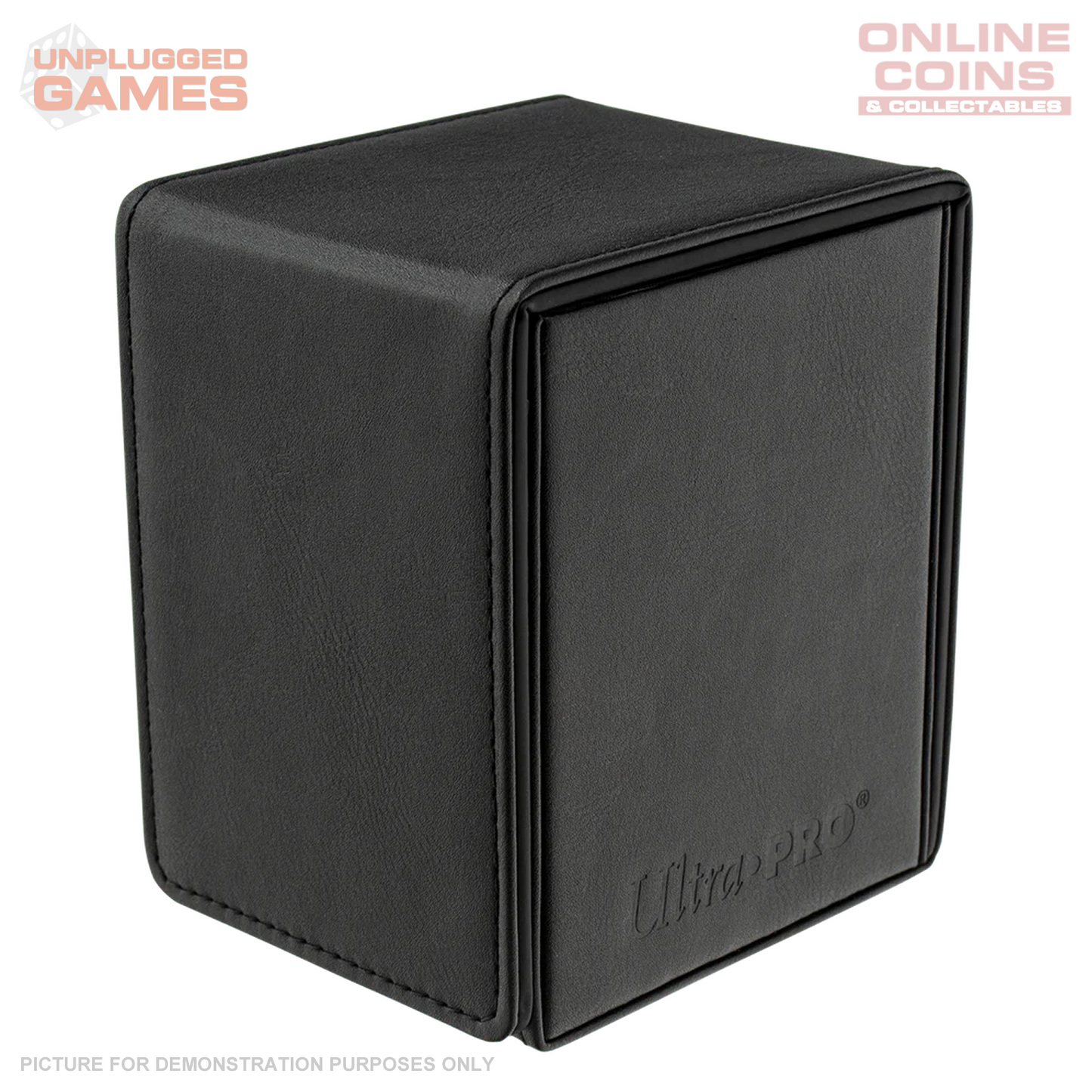 Ultra Pro - Vivid Deck Box - Alcove Flip - BLACK