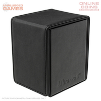 Ultra Pro - Vivid Deck Box - Alcove Flip - BLACK