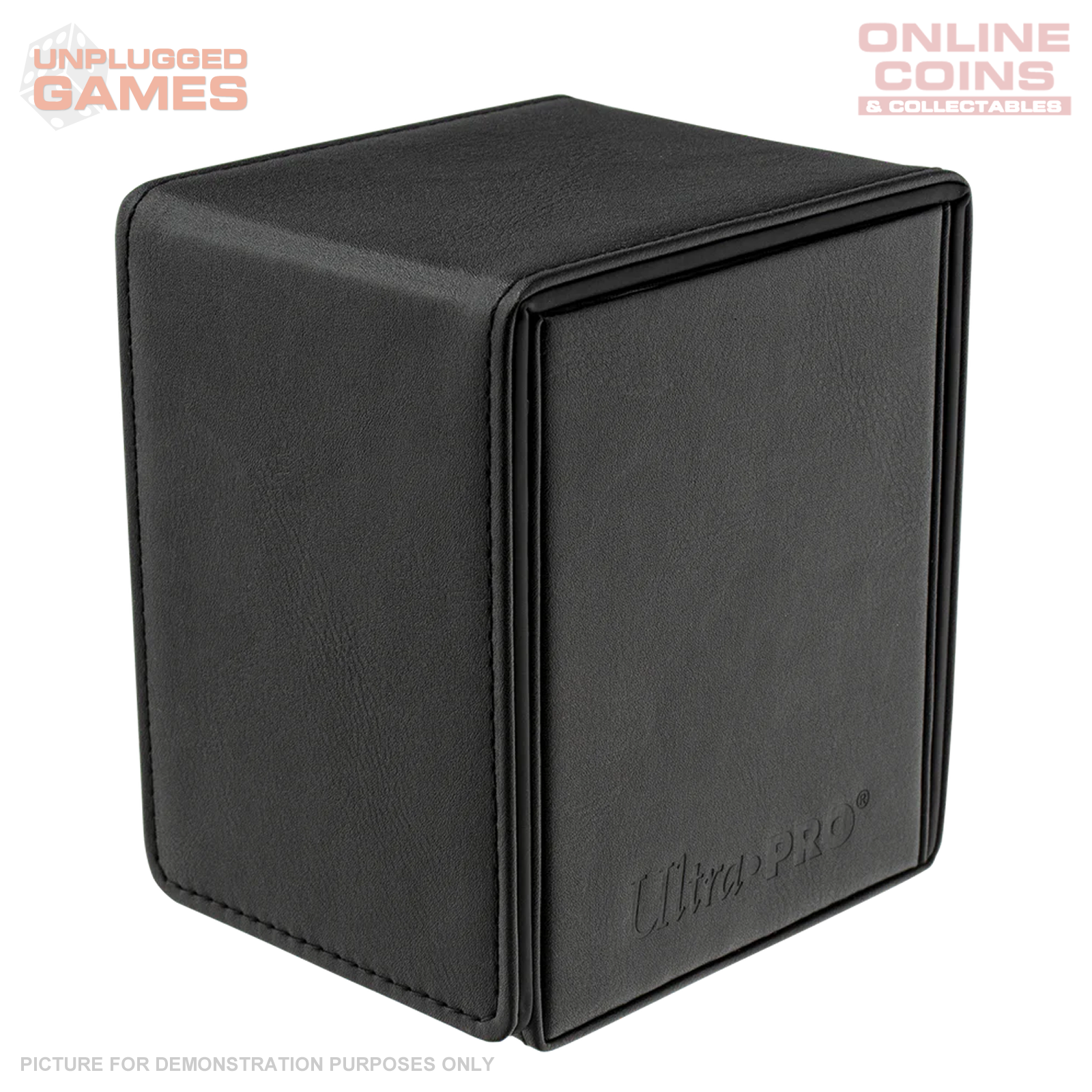 Ultra Pro - Vivid Deck Box - Alcove Flip - BLACK