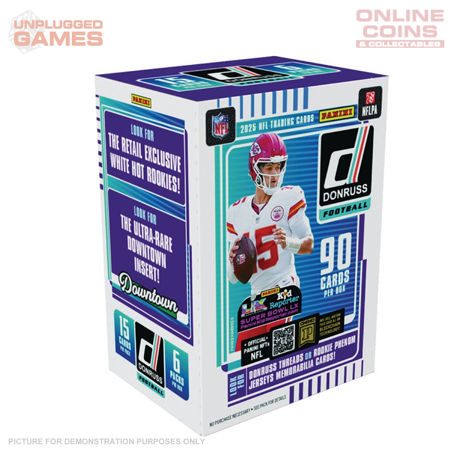 Panini Donruss 2025 NFL Football Trading Card - Blaster Box