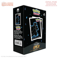 Pokemon Neon Kanto 105ct APEX Deck Protector Sleeves Blastoise