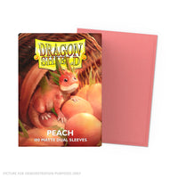 Dragon Shield Sleeves - Box 100 - Standard Size Dual Matte - Peach Piip