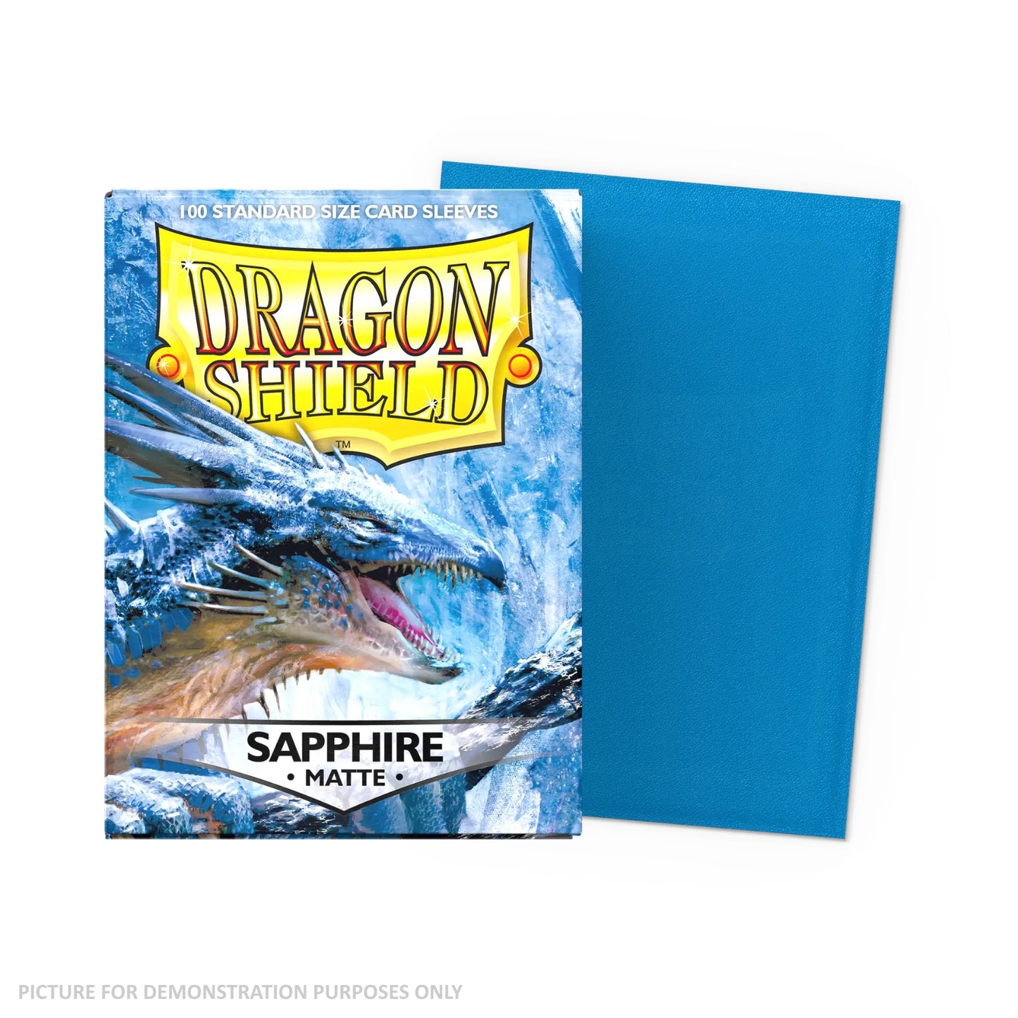 Dragon Shield 100 Standard Size Card Sleeves - Matte Sapphire