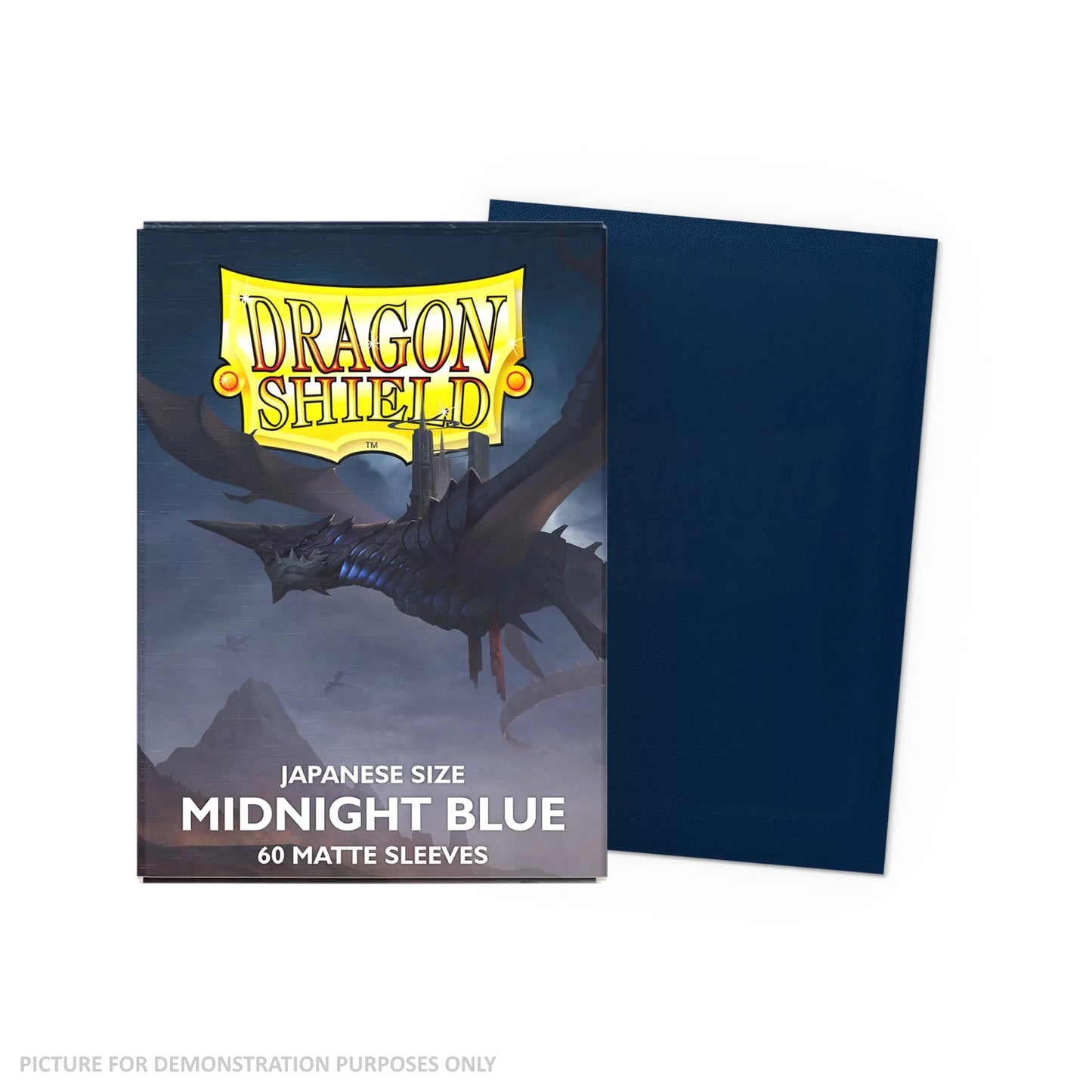 Dragon Shield 60 Japanese Size Card Sleeves - Matte Midnight Blue