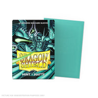 Dragon Shield 60 Japanese Size Card Sleeves - Matte Mint