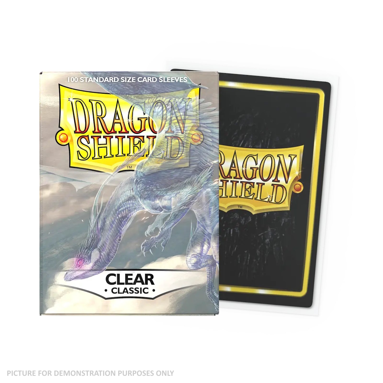 Dragon Shield 100 Standard Size Card Sleeves - Classic Clear